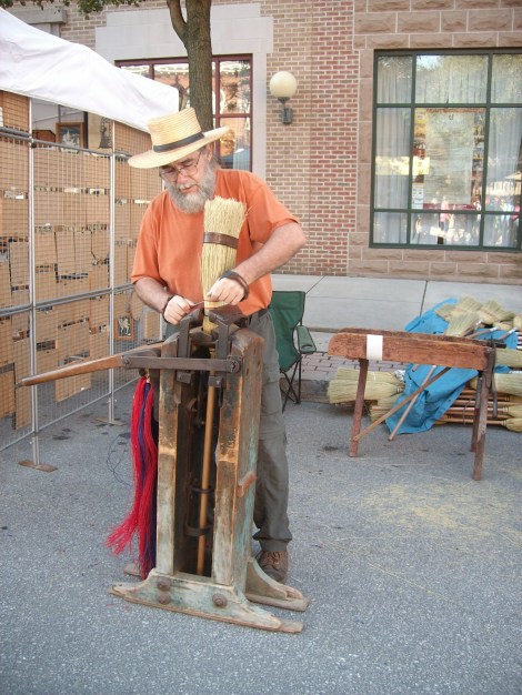 making corn brooms
