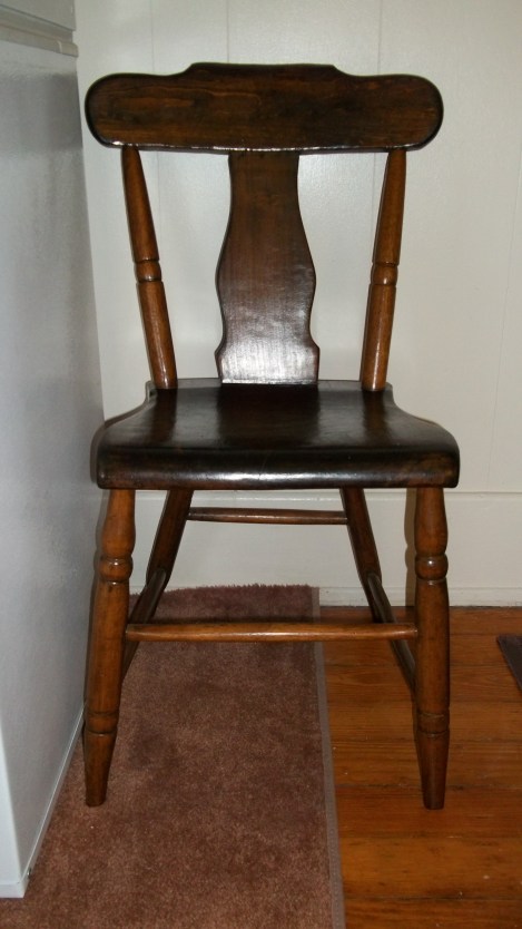 plank bottom chair antique chair