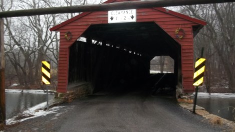 historical covered bridge