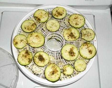 dehydrating veggies